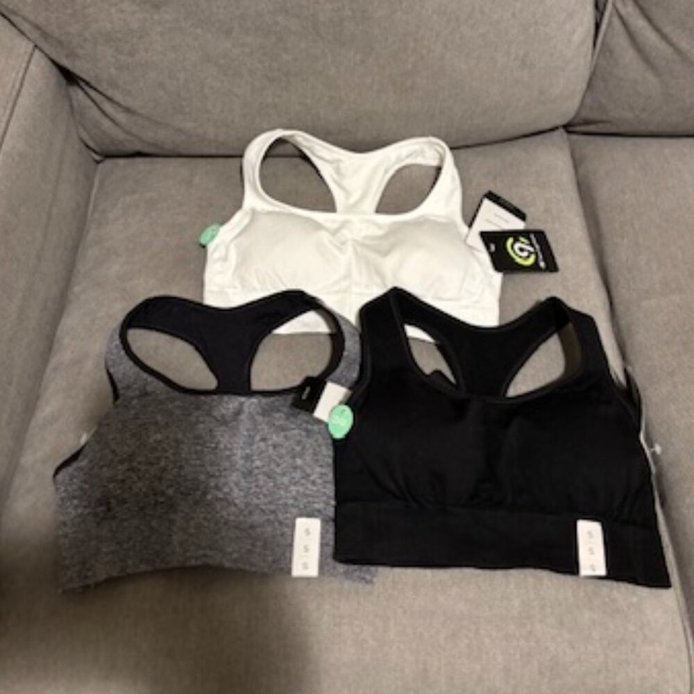 C9 CHAMPION WOMEN'S SPORTS BRA SET OF 3 SIZE Small NWT